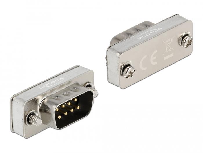 Delock RS-232/422/485 Loopback-Adapter mit DB9-Stecker - Delock