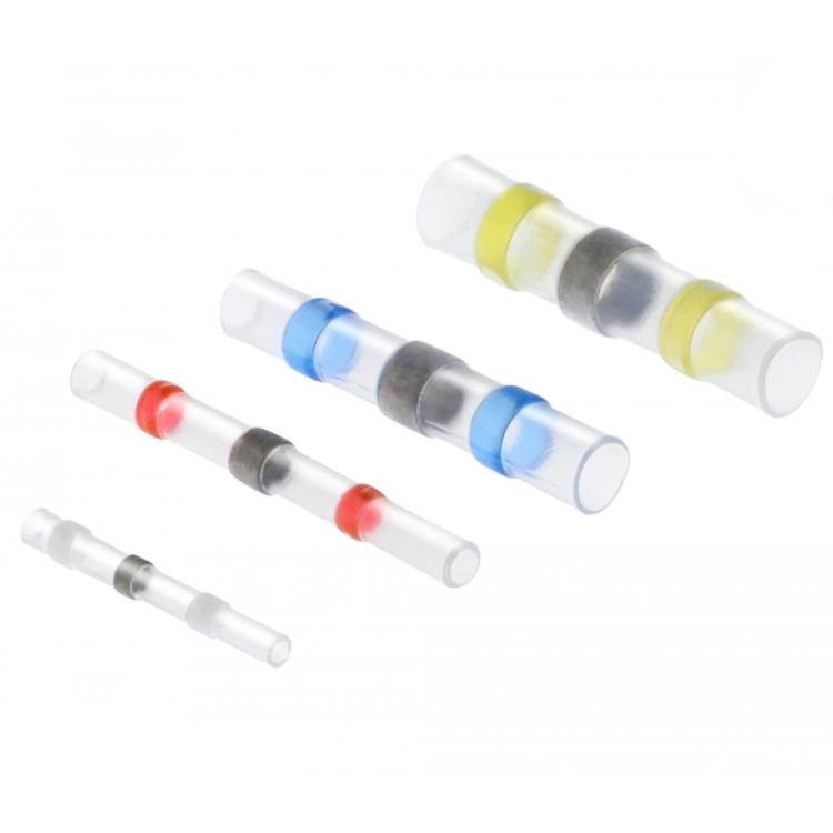 Delock Lötdrahtverbinder wasserdicht Set 50 Stück 26 - 10 AWG farbig - Delock