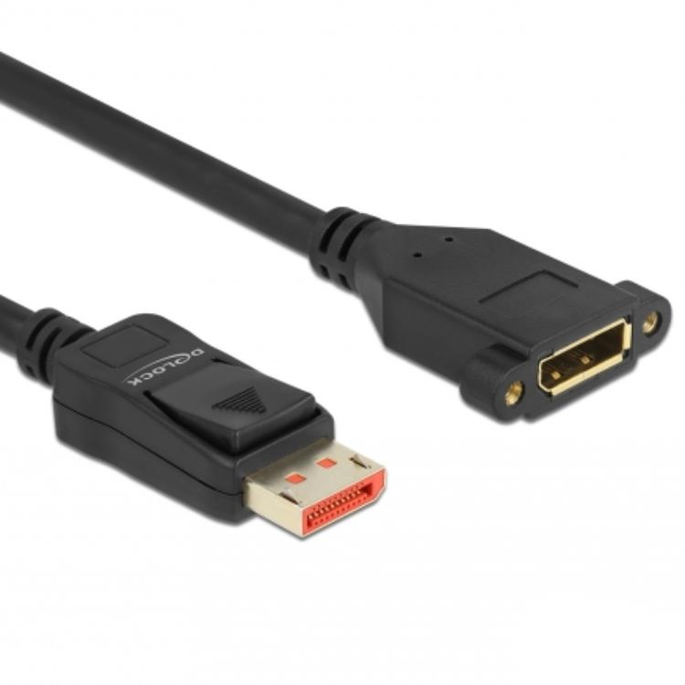Delock DisplayPort Verlängerungskabel für Installation 8K 60 Hz 3 m - Delock