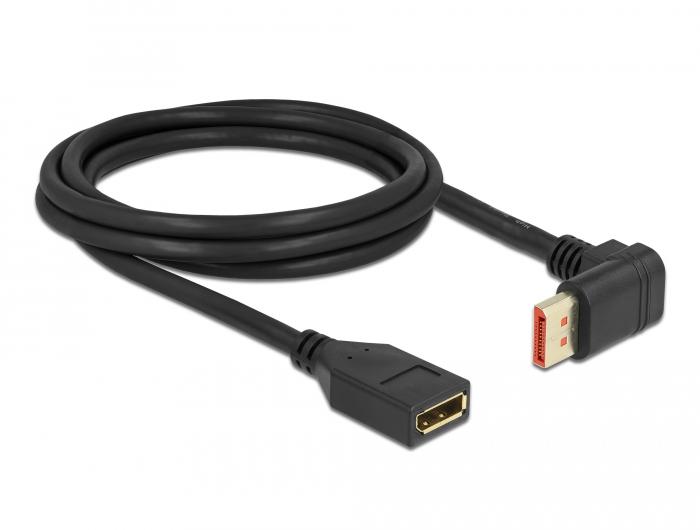 Delock DisplayPort Verlängerungsstecker 90 oben schräg zum Umbuchen - Delock