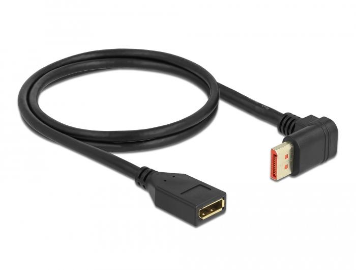 Delock DisplayPort Verlängerungsstecker 90 oben schräg zum Umbuchen - Delock