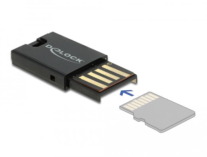 Delock USB 2.0 Kartenleser für Micro SD Speicherkarten - Delock