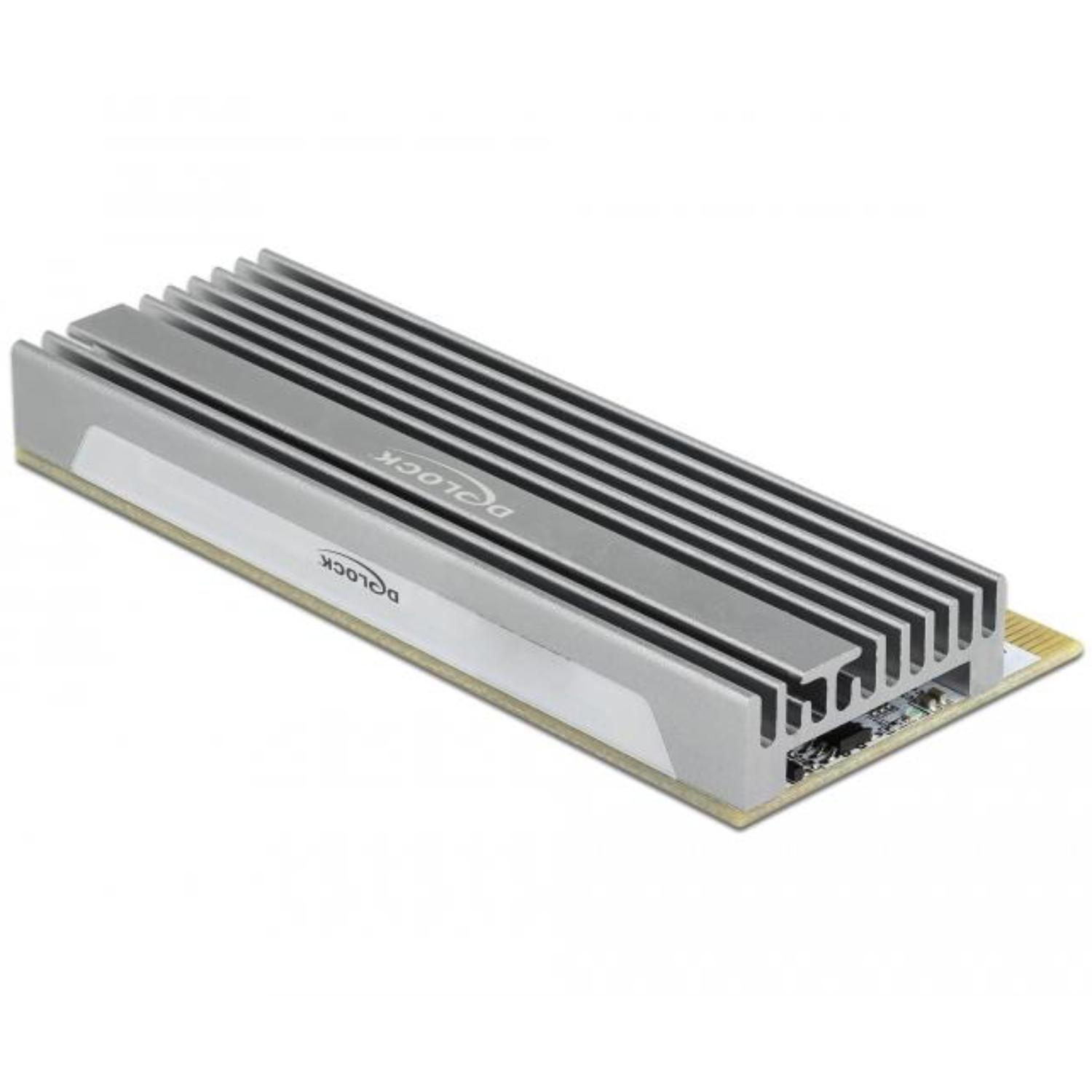 Delock PCI Express x16 (x1 / x4 / x8) Karte mit 1 x NVMe M.2 Key M mit LED - Delock