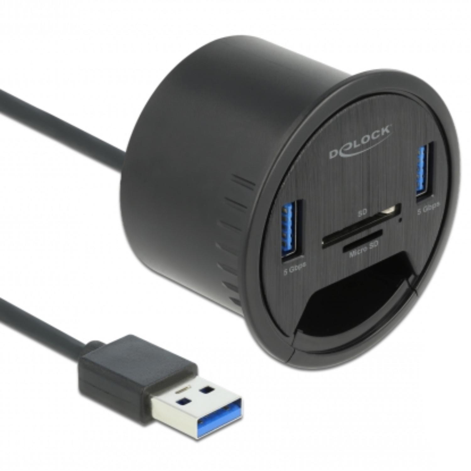 USB A Hub - 4 Ports - Delock
