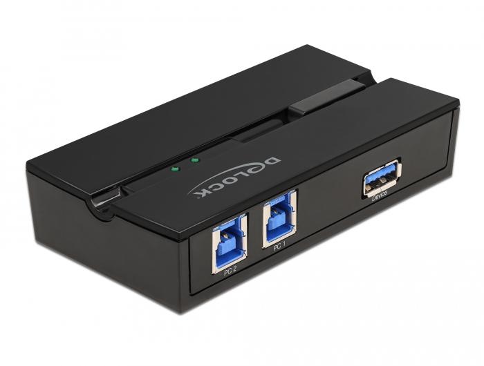 Delock USB 3.0 Umschalter für 2 PC auf 1 Gerät - Delock