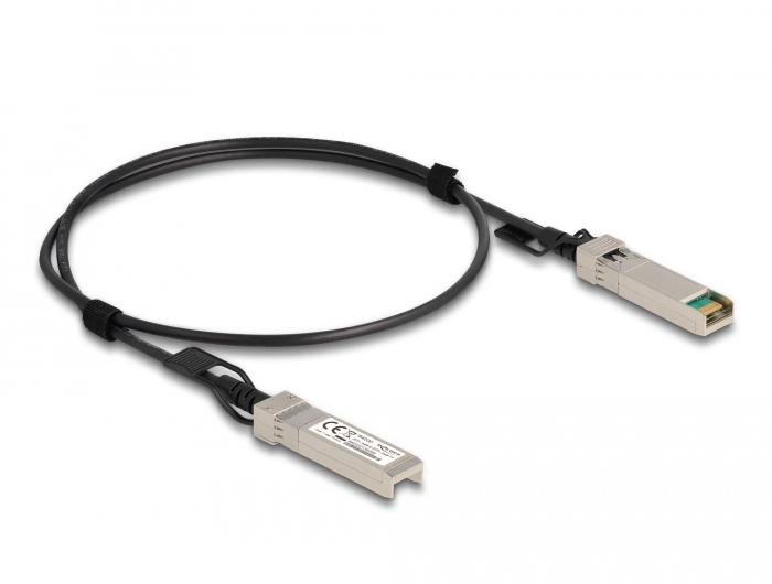Delock Kabel Twinax SFP+ Stecker auf SFP+ Stecker 1 m