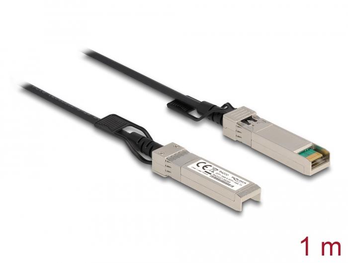 Delock Kabel Twinax SFP+ Stecker auf SFP+ Stecker 1 m