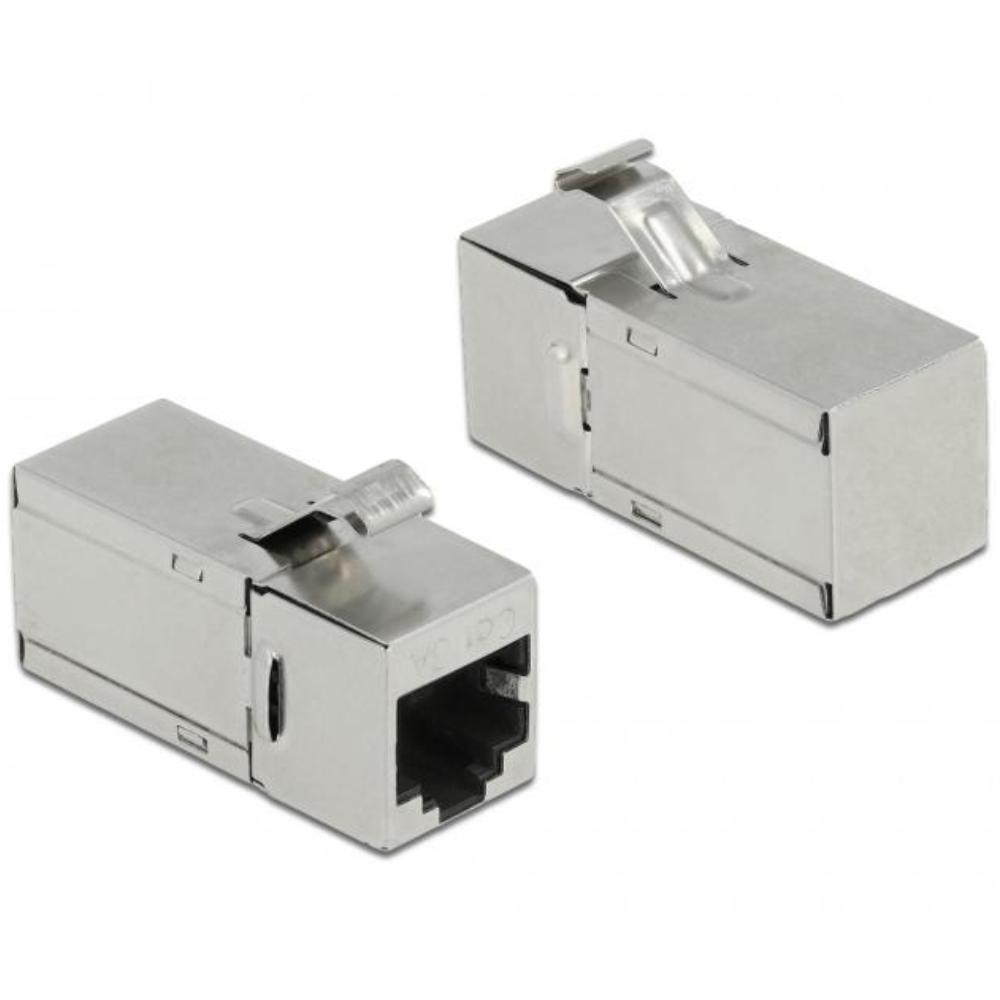Delock Keystone Modul RJ45 Buchse zu RJ45 Buchse Cat.6A 90 gewinkelt - Delock