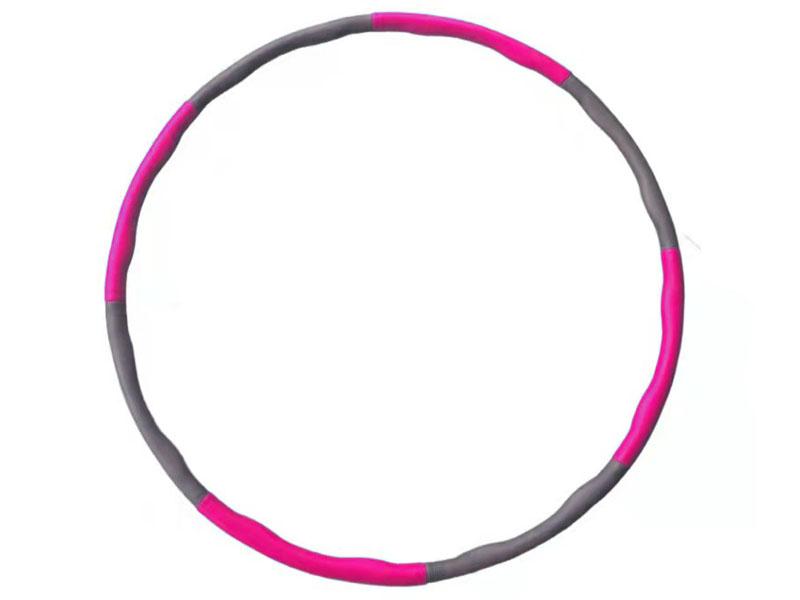 Foam Hula Hoop 100cm, 1,5kg (Rosa-Grau) - Kein Hersteller