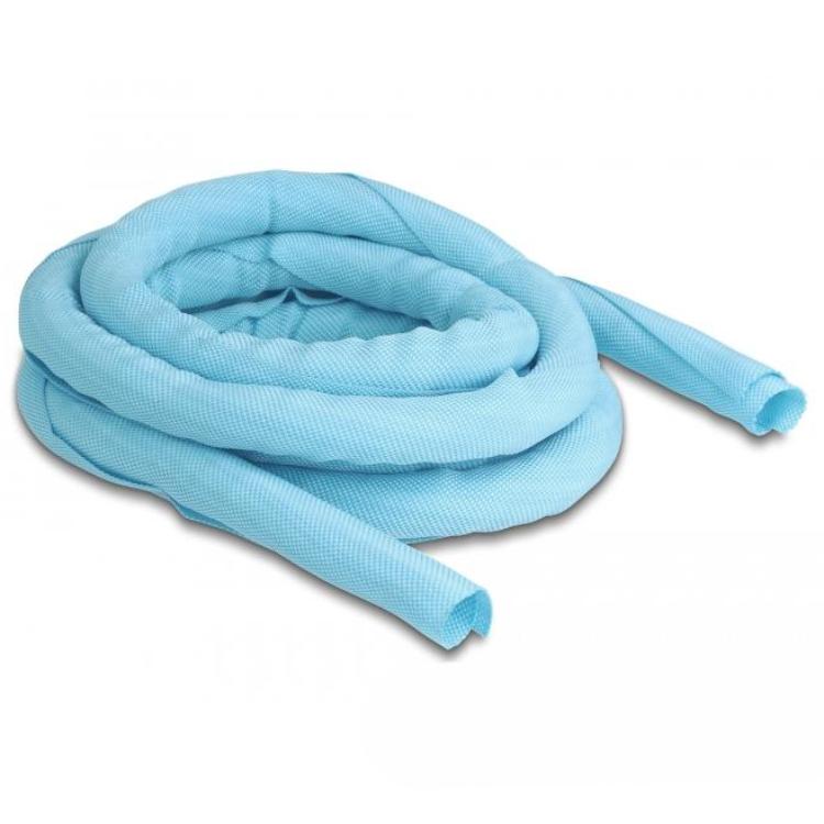 Delock Gewebe-Schlauch selbstschließend, 2 m, 16 mm, blau - Delock