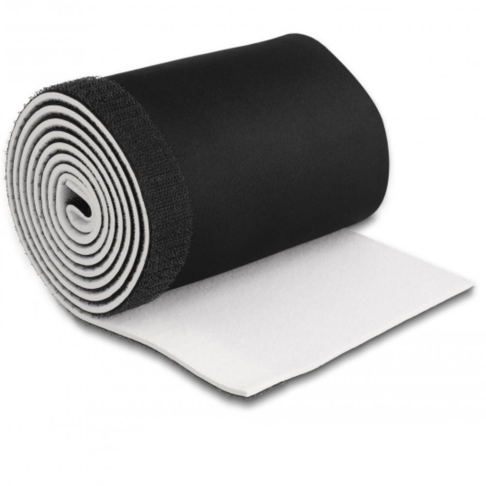 Delock Kabelschlauch Neopren flexibel mit Klettverschluss 1,5 m x 135 mm s - Delock