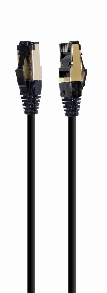 S/FTP Cat8 Patchkabel LSZH, schwarz 0,5 Meter - Cablexpert