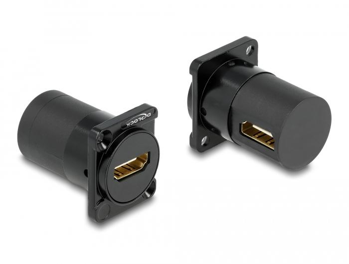 Delock D-Typ Modul HDMI Buchse zu Buchse 90 gewinkelt