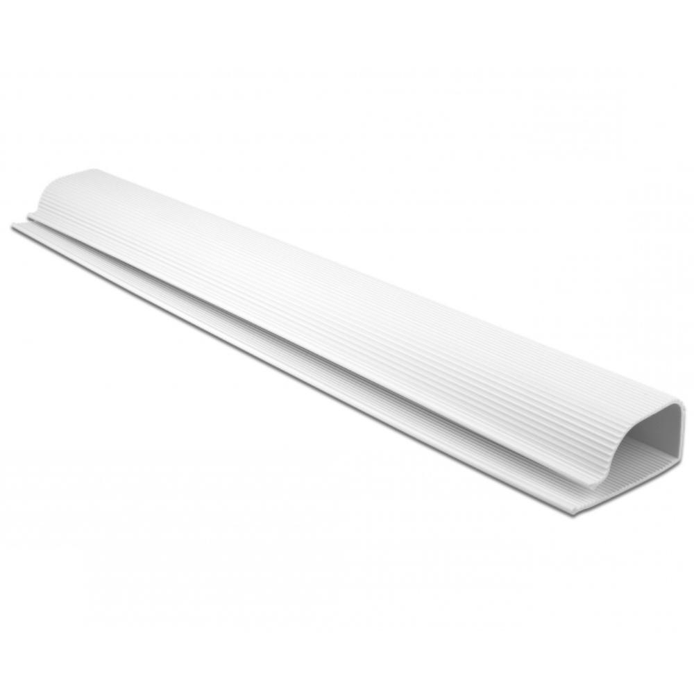 Delock Kabelkanal für Untertischmontage 63 x 28 mm - Länge 400 mm 2 Stü - Delock
