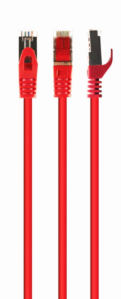 S/FTP Cat6A Patchkabel LSZH, rot 5 Meter - Cablexpert