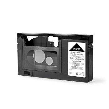 VHS-Konverter Konvertierung: VHS-C zu VHS Plug and Play Schwarz