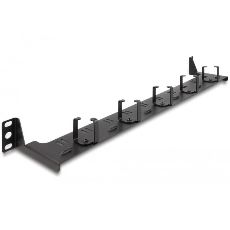 Delock 19″ LWL Rangierpaneel 1 HE, schwarz