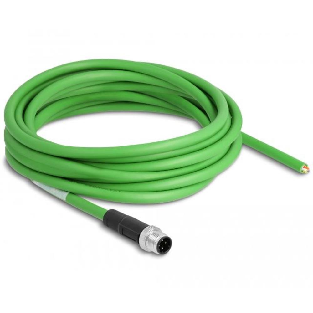 M12-Ethernetkabel - Delock