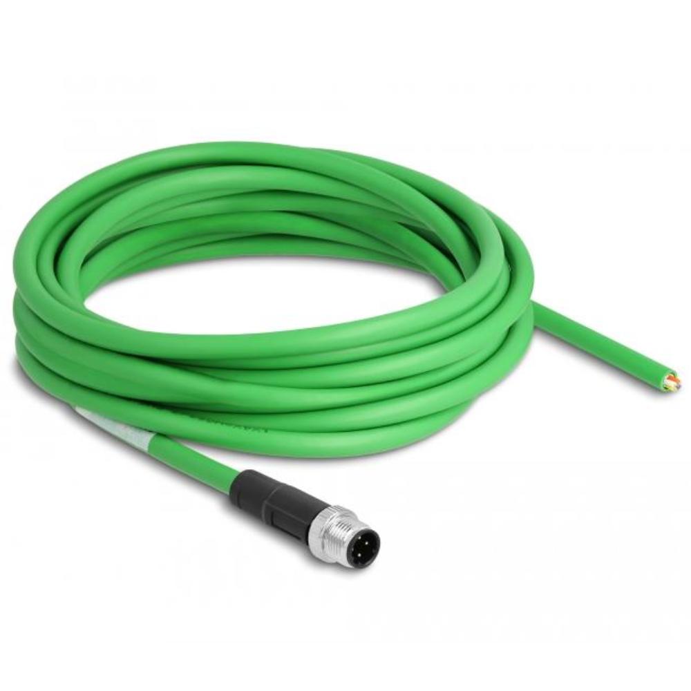 M12-Ethernetkabel - Delock