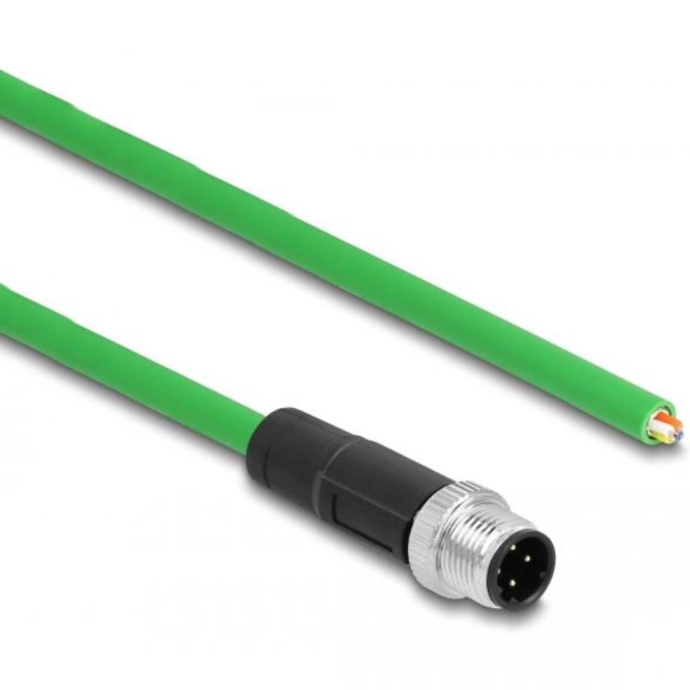 M12-Ethernetkabel - Delock