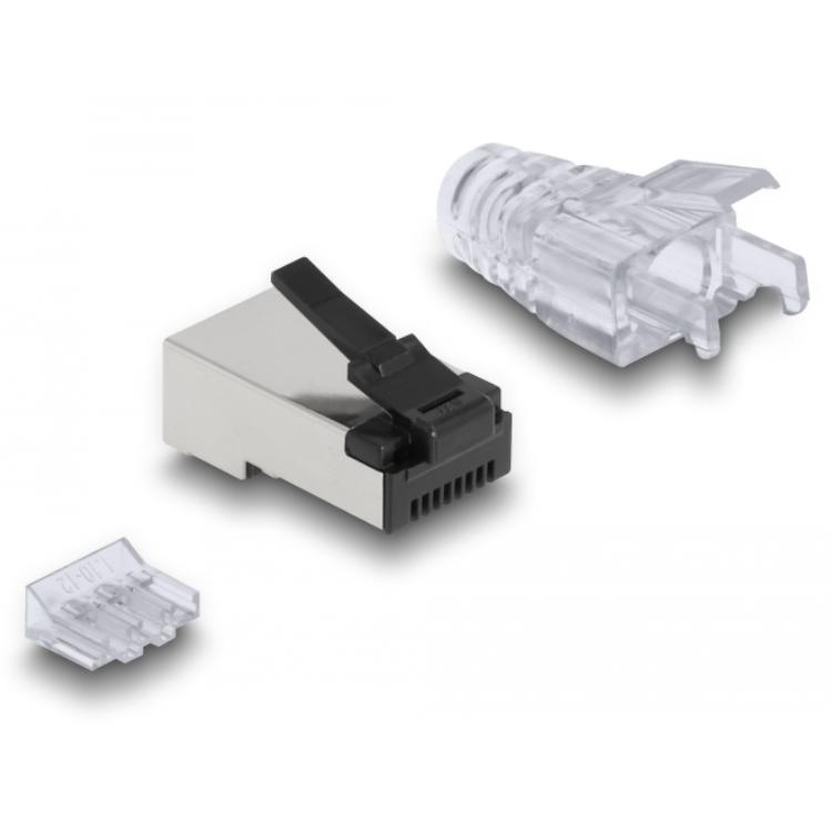 Cat 6 Stecker - 150 Stück - Knickschutz - Flexible und feste Ader