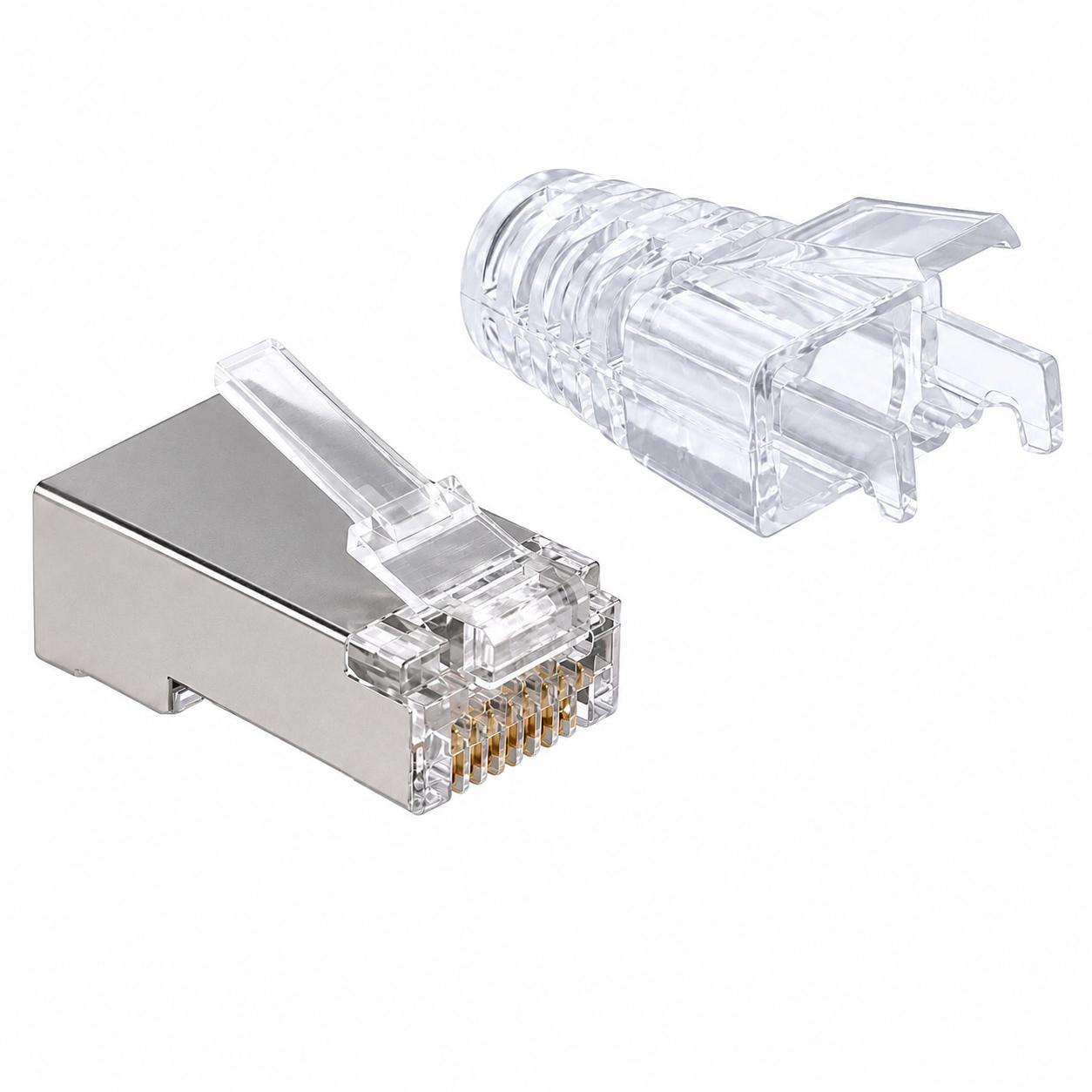 Cat6 Stecker - 150 Stück - RJ45 - Flexible und feste Litze
