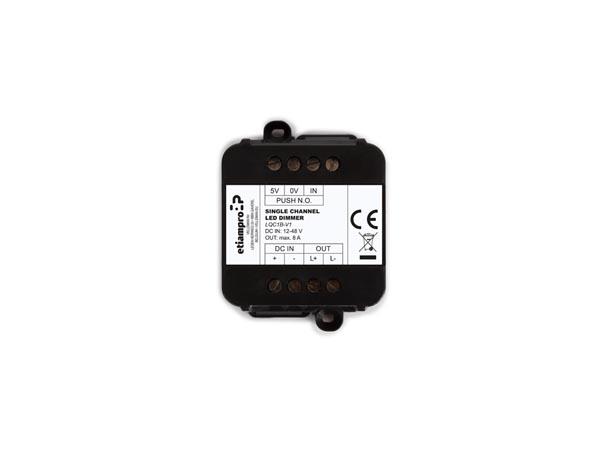 LED-DIMMER - 1 KANAL - BETRIEB ÜBER DRUCKTASTER - EtiamPro