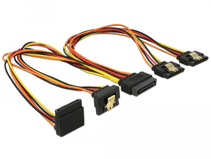 Delock Kabel SATA 15-Pin Stromversorgungsanschluss mit Snap-In-Funktion > SATA 15-Pin S - Delock