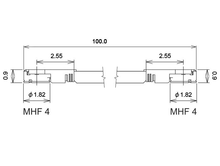 Delock Antennenkabel MHF® 4L Stecker zu MHF® 4L Stecker 1,13 10 cm - Delock