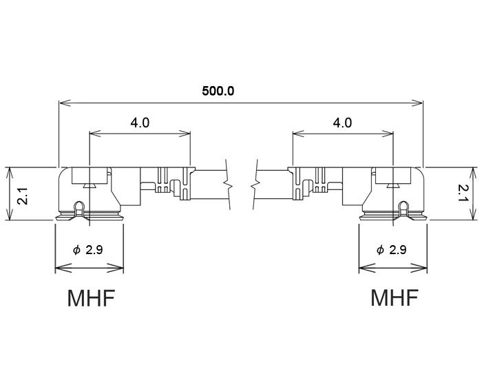 Delock Antennenkabel MHF® I-Stecker auf MHF® I-Stecker 1,13 50 cm - Delock