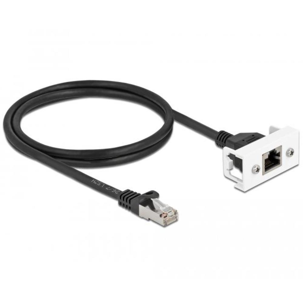 Easy 45 S/FTP Cat 6a Verlängerungskabel - Delock