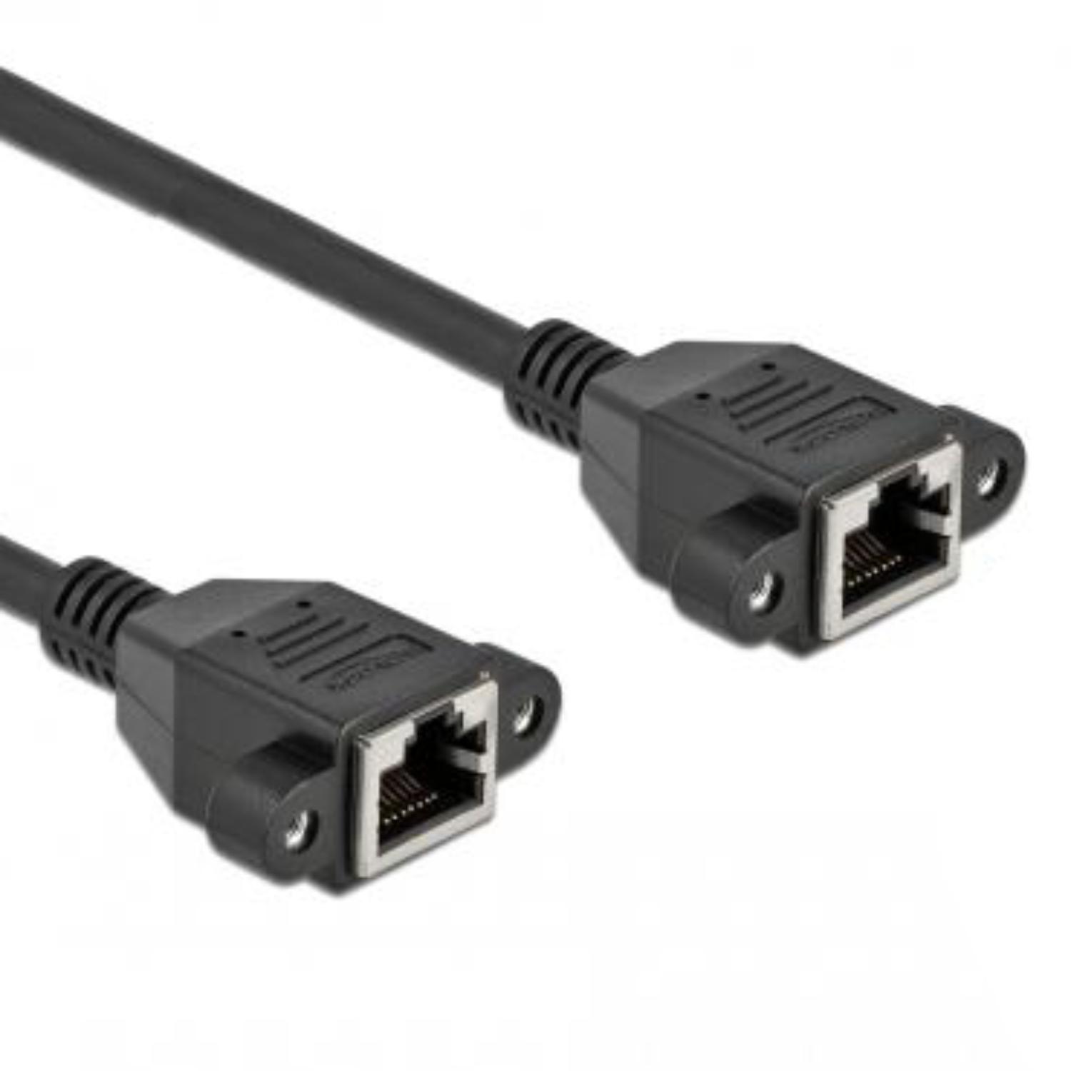 Easy 45 S/FTP Cat 6a Verlängerungskabel - Delock