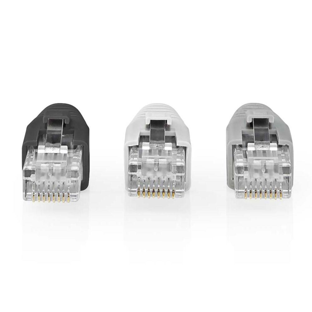 RJ45 Stecker RJ45 Durchgang Massiv/Kabel UTP CAT6 Gerade