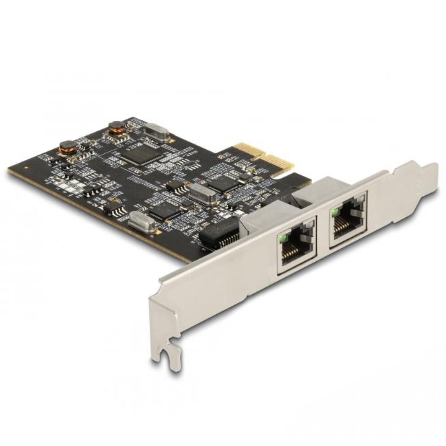 Delock PCI Express x2 Karte auf 2 x 2.5 Gigabit LAN i225 - Delock