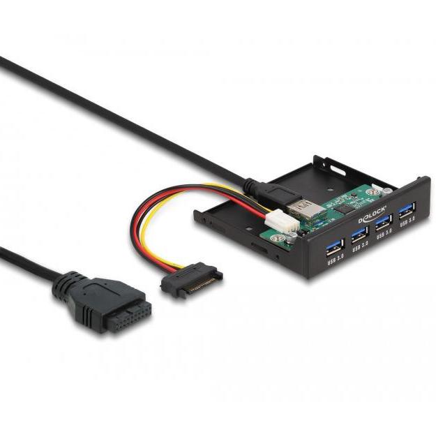 Delock Intern 3.5″ USB 3.2 Gen 1 Hub 4 Anschluss