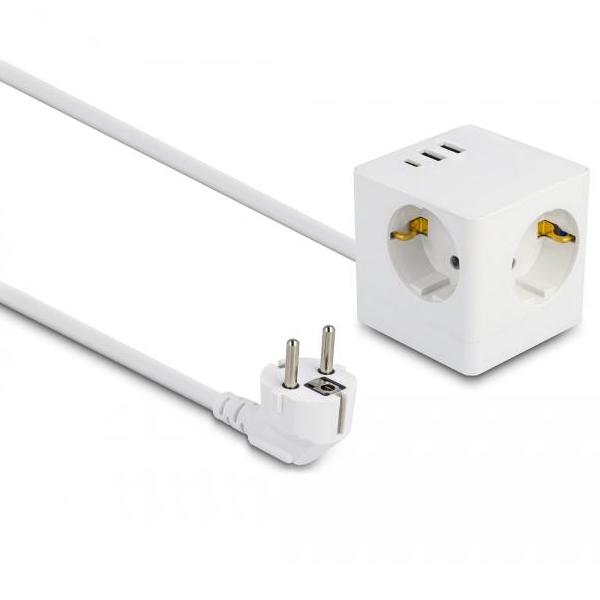 USB C + A Steckdose - Delock