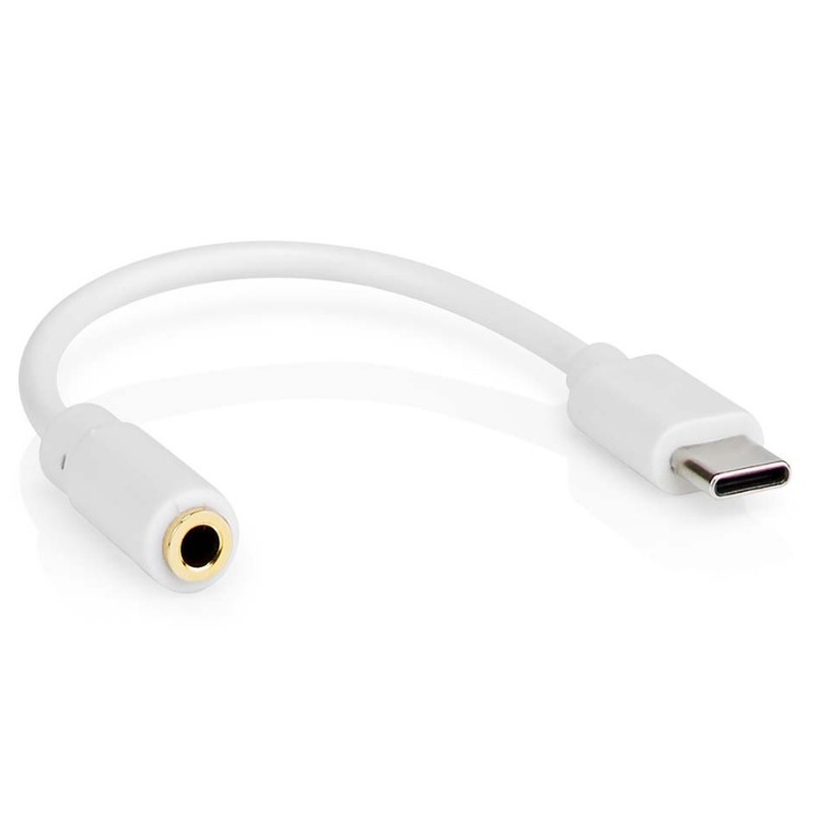 USB-Adapter USB 2.0 USB-C™ Stecker 3,5 mm Buchse 0,10 m Rund
