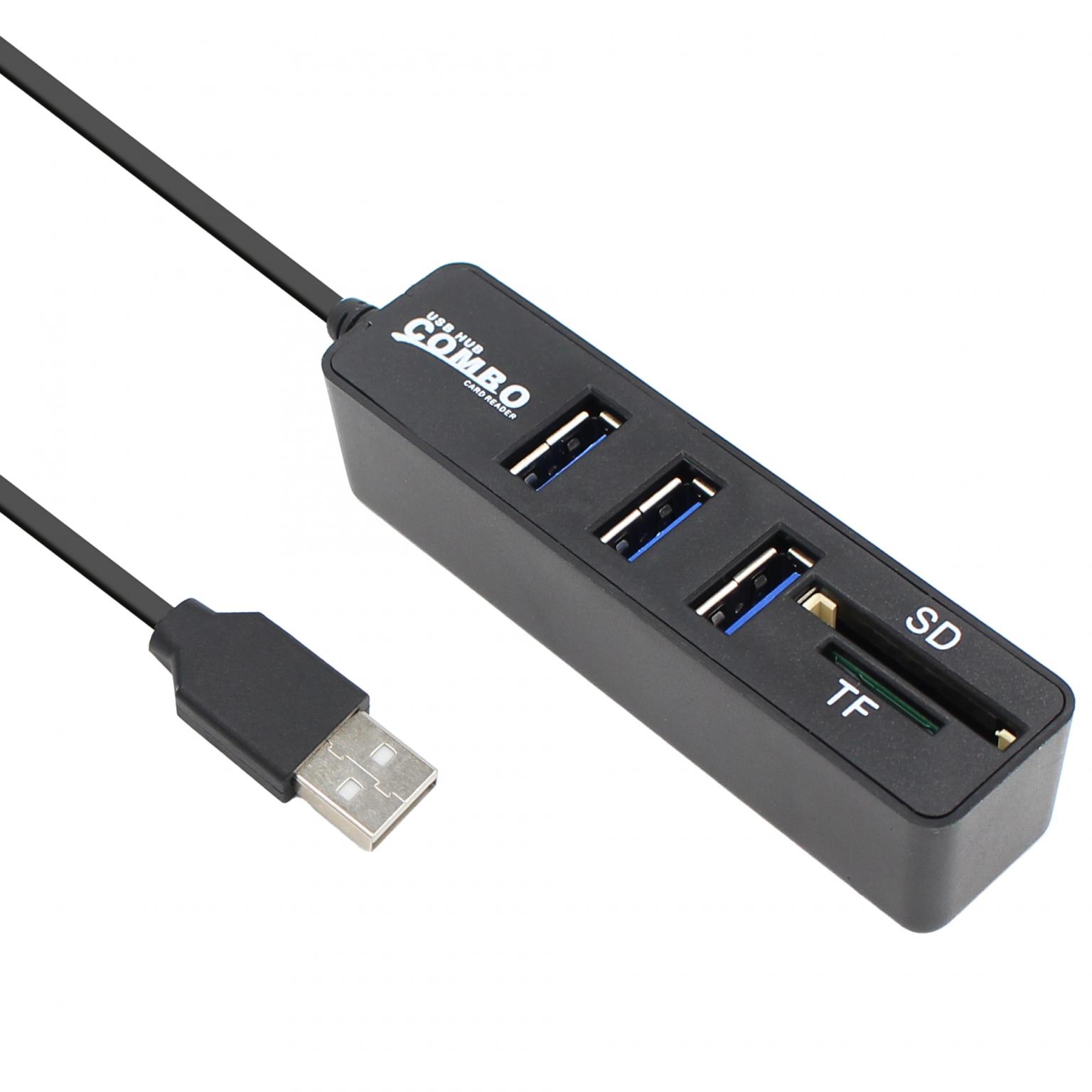 USB-Hub - 3 Anschlüsse - Allteq