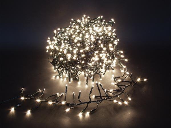 Spinlight LED - 18 m - 1530 weiße Lampen - schwarzes Kabel - Modulator - 31V - Light Creations