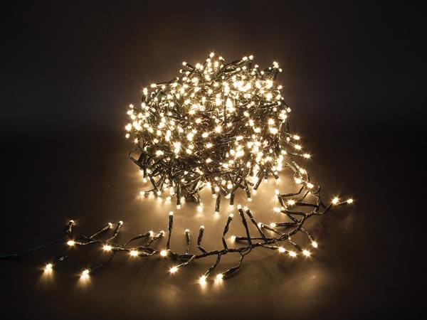 Spinlight LED - 18 m - 1530 warmweiße Lampen - schwarzes Kabel - Modulator - 31V - Light Creations