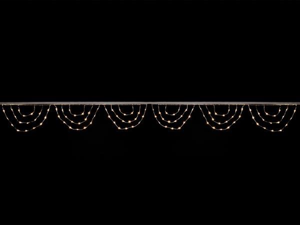 Moonlight LED - 4 x 0,3 m - warmweiße Lampen - transparentes Kabel - 31 V - Light Creations