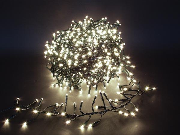 Spinlight LED - 6 m - 510 weiße Lampen - schwarzes Kabel - Modulator - 31V - Light Creations