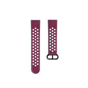 Sportarmband für Fitbit Charge 5, atmungsaktives Armband, Bord./Grau - Hama