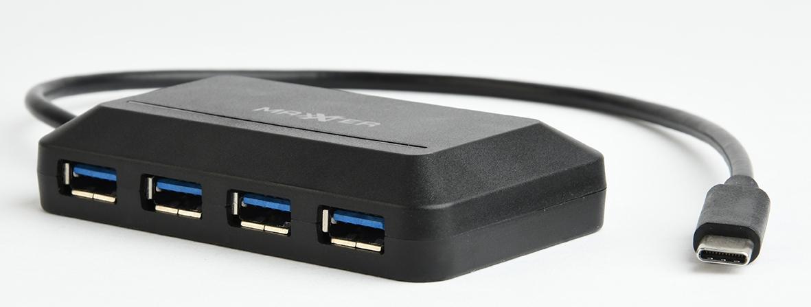 4-Port USB 3.1 Type-C Hub - Maxxter