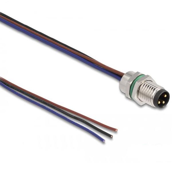 M8-Panel-Mount-Kabel - Delock