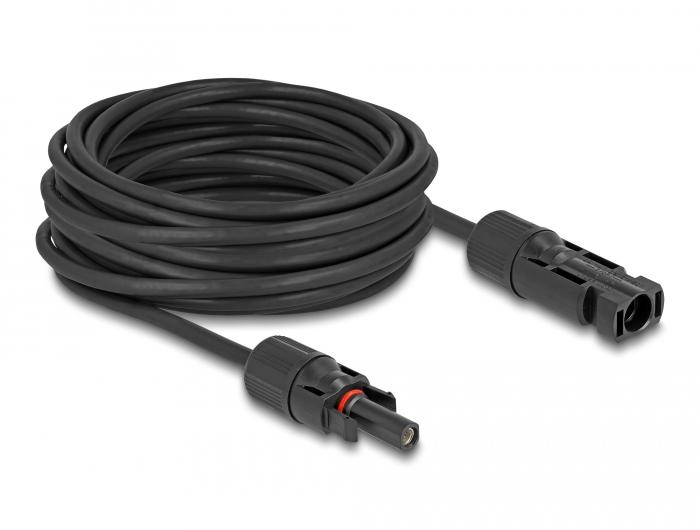 Delock MC4 Solarkabel Stecker auf Buchse 10 m schwarz - Delock