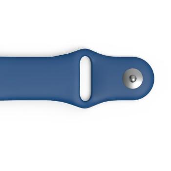 Armband für Fitbit Versa 2/Versa (Lite), Ersatz Silikonarmband, blau - Hama
