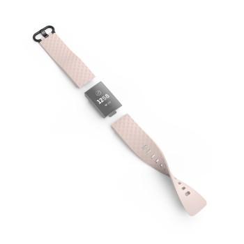Armband für Fitbit Charge 3/4, Ersatz-Armband, universell, ros - Hama