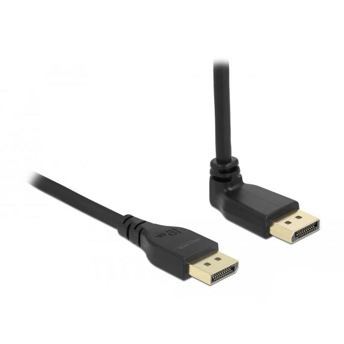 Delock DisplayPort 1.2 Kabel Stecker gerade auf Stecker 90 schräg oben - Delock