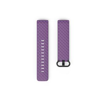 Armband für Fitbit Charge 3/4, Ersatz-Armband, universell, lila. - Hama
